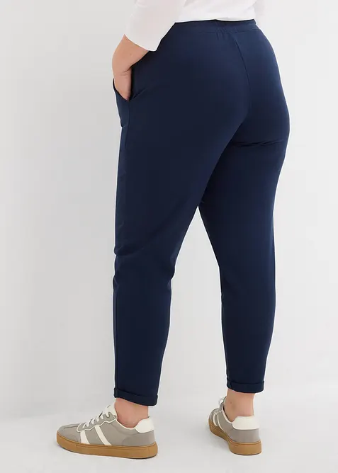 Pantalon en molleton, taille élastiquée, bonprix