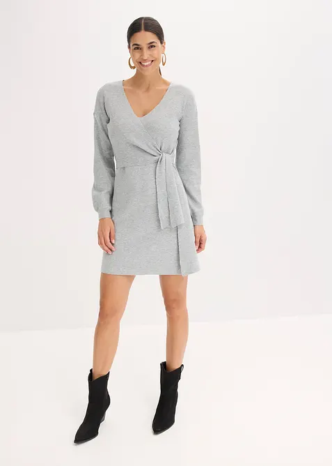 Robe en maille de viscose mélangée, bonprix