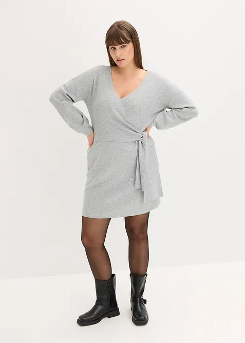 Robe en maille de viscose mélangée, bonprix
