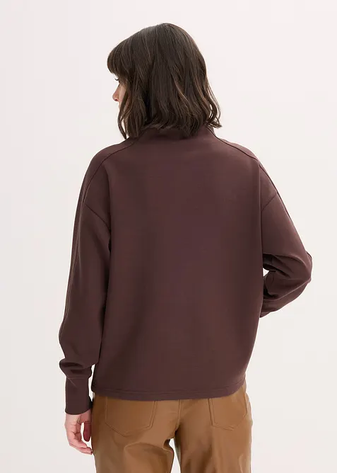 Sweat oversize en mati&egrave;re n&eacute;opr&egrave;ne douce, bonprix
