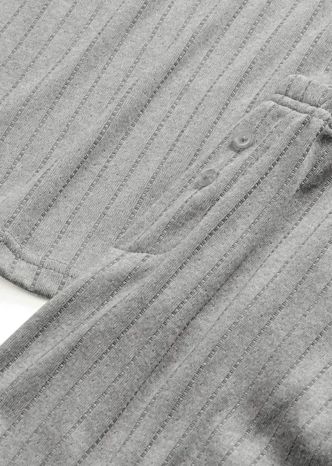 Pyjama doux en jersey pointelle, bonprix