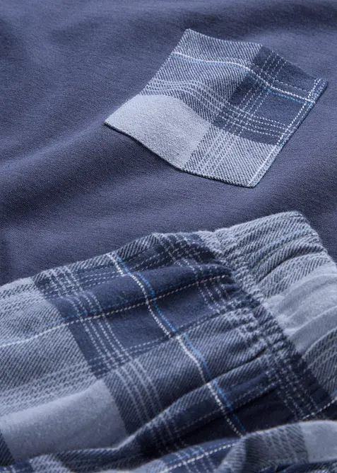 Pyjama homme avec pantalon en flanelle douce, bonprix