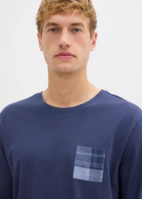 Pyjama homme avec pantalon en flanelle douce, bonprix