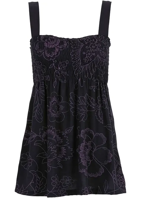 Top tunique en viscose mélangée, bonprix