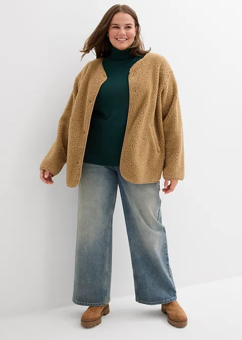 Pull col roul&eacute;, bonprix