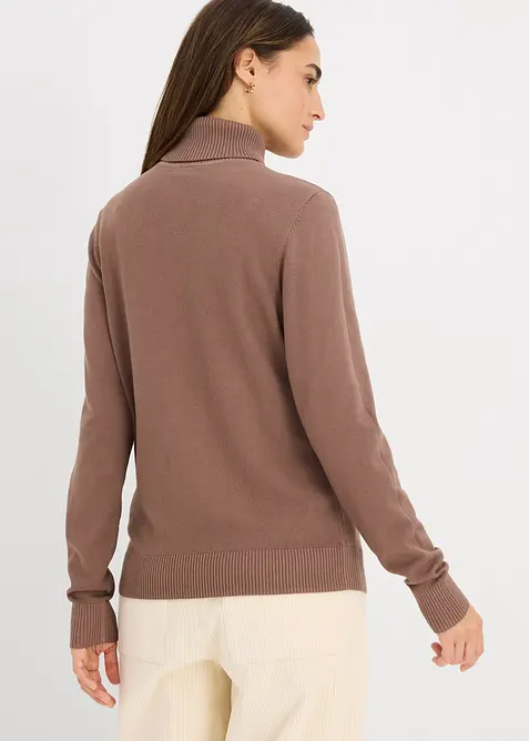 Pull col roulé, bonprix