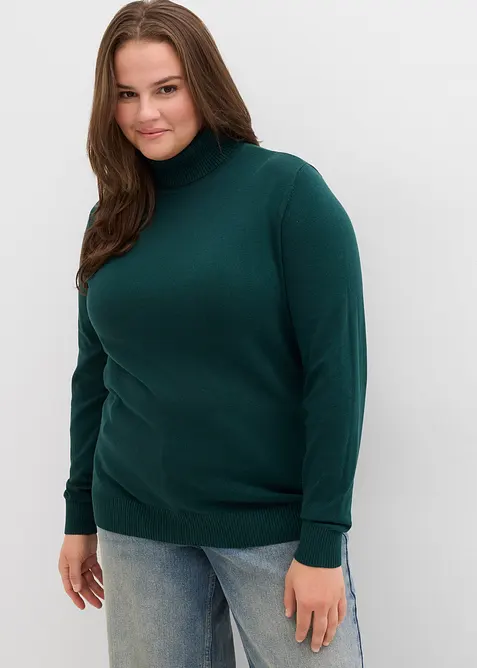 Pull col roul&eacute;, bonprix