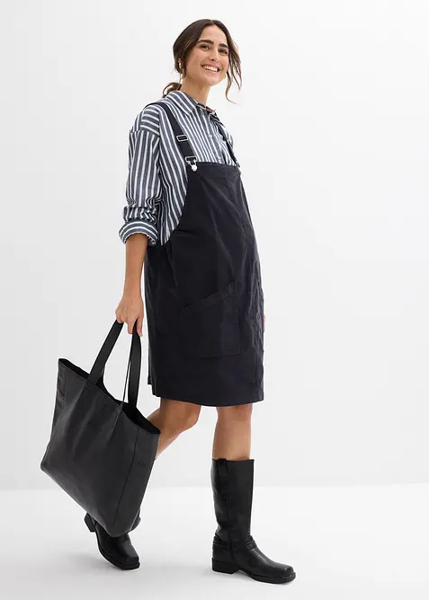 Robe-salopette de grossesse en velours côtelé extensible, bonprix