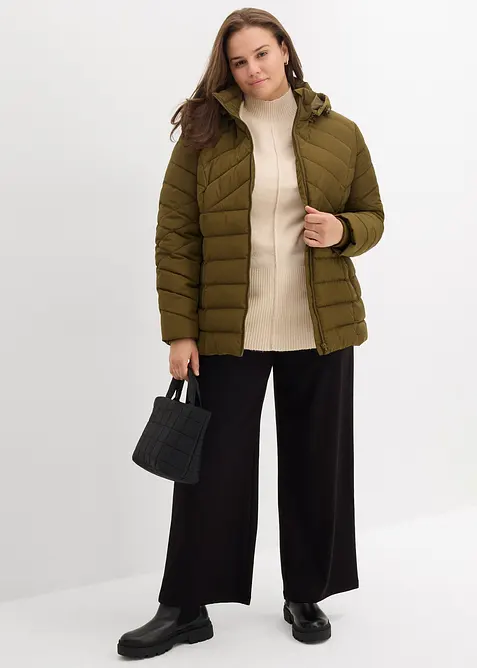 Doudoune légère avec capuche amovible, bonprix