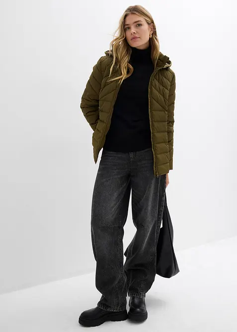 Doudoune légère avec capuche amovible, bonprix