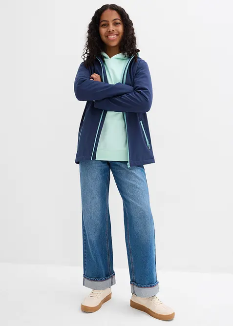 Veste softshell imperméable à capuche, bonprix