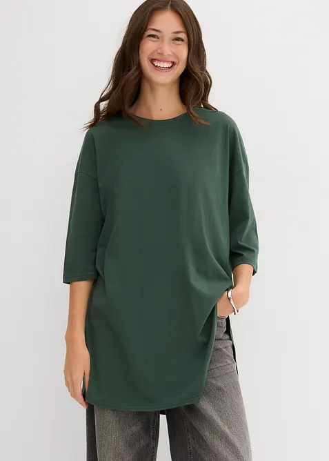 T-shirt long oversize 100% coton, bonprix