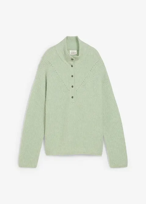 Pull oversize en mélange laine et alpaga, bonprix