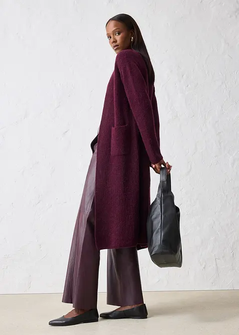 Manteau en maille avec de l’alpaga, bonprix