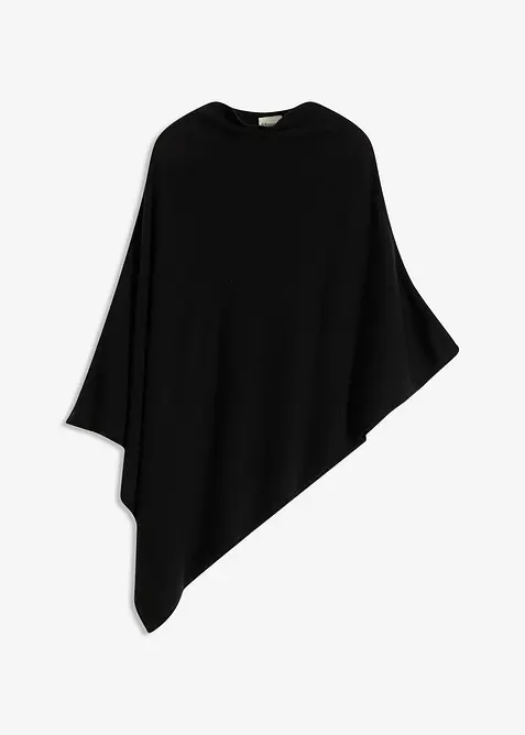 Poncho en laine, bonprix