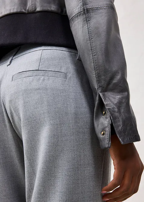 Veste en cuir nappa d’agneau, bonprix