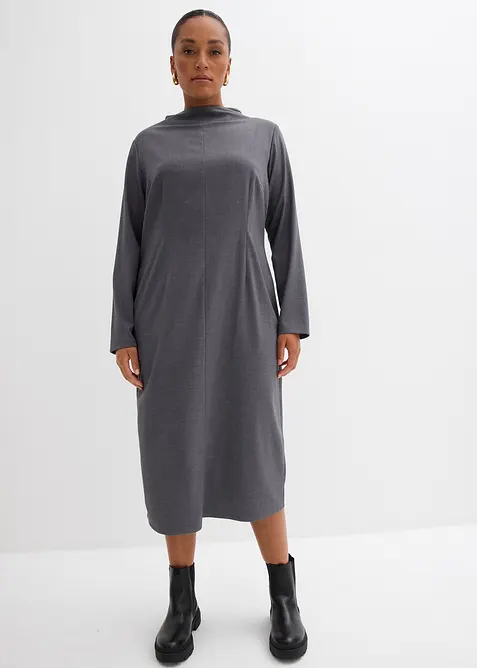 Robe midi en viscose fluide, bonprix