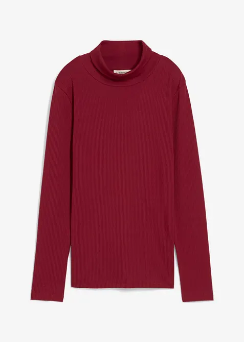 T-shirt col roulé 100% coton, bonprix