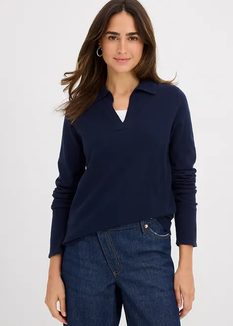 Polo en fine viscose, bonprix