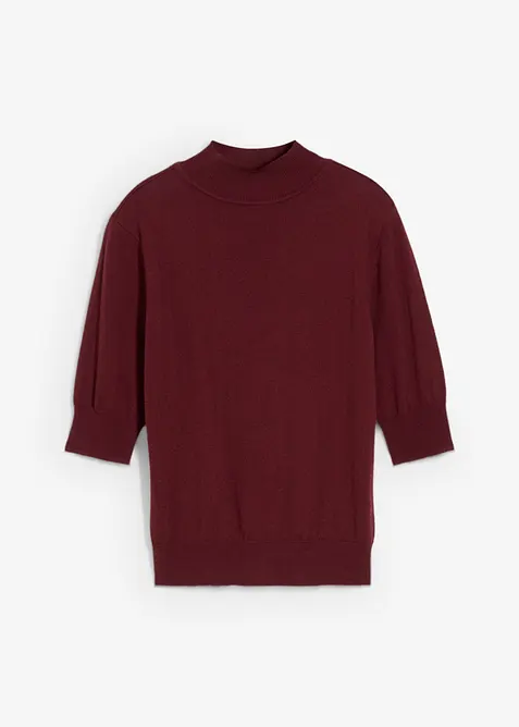 Pull doux à col roulé en laine mélangée, bonprix