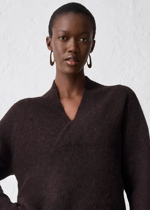 Pull chaud en alpaga mélangé, bonprix