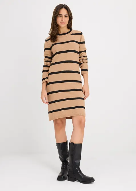 Robe près du corps en maille, bonprix