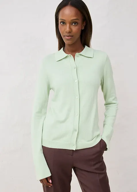 Gilet doux en fine laine mélangée, bonprix