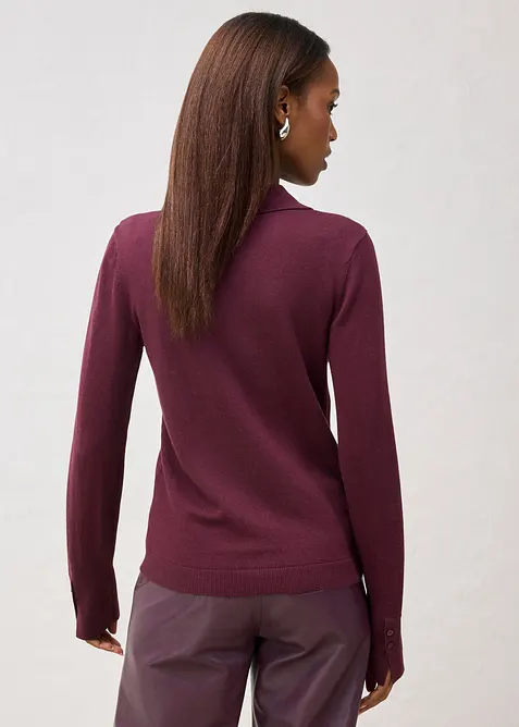 Gilet doux en fine laine mélangée, bonprix