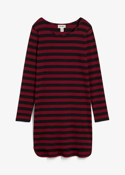 Robe plus longue derrière en coton épais, bonprix