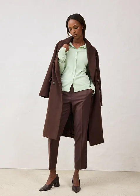 Gilet doux en fine laine mélangée, bonprix