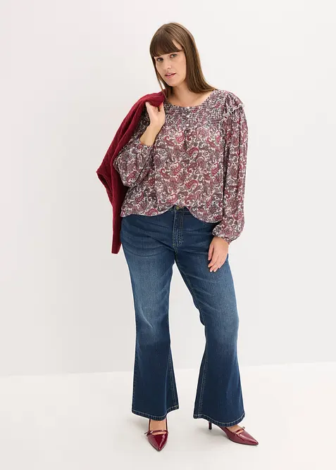 Blouse manches longues, bonprix