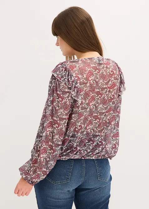 Blouse manches longues, bonprix