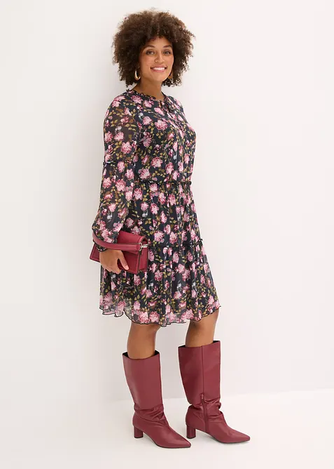 Robe en jersey mesh, bonprix