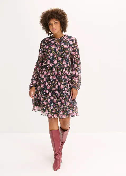 Robe en jersey mesh, bonprix