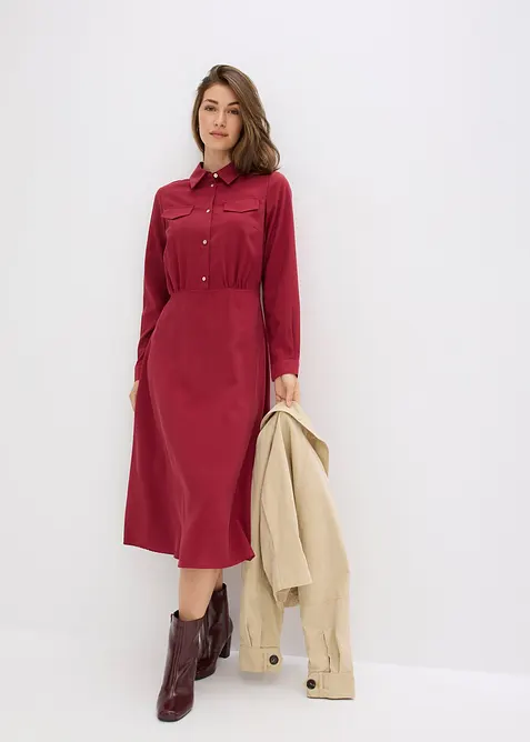 Robe à col chemise, bonprix