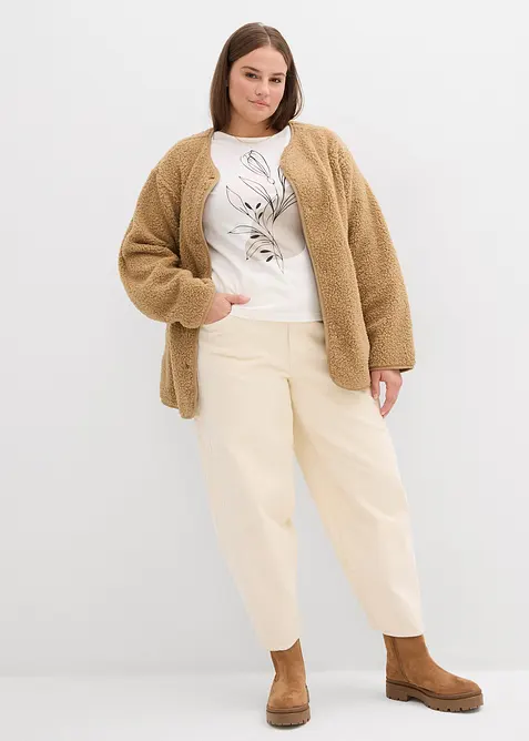 T-shirt manches longues 100% coton, bonprix