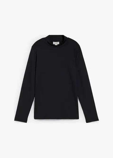 T-shirt manches longues à col montant, bonprix