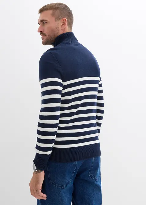 Pull camionneur doux en coton mélangé, bonprix