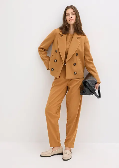 Veste courte aspect laine, bonprix