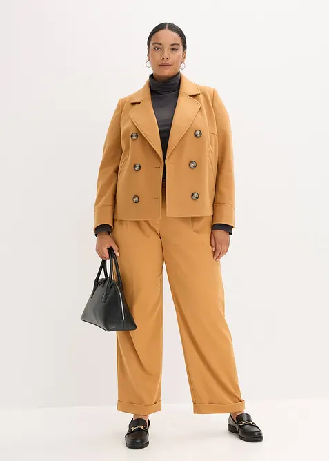 Veste courte aspect laine, bonprix