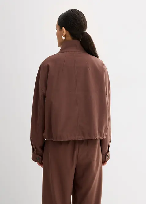 Veste courte de mi-saison en viscose mélangée, bonprix