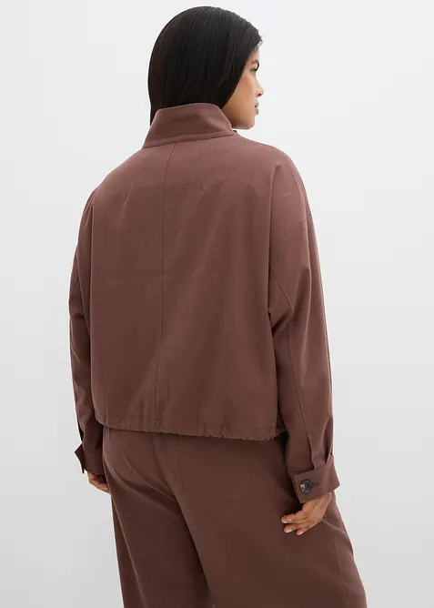 Veste courte de mi-saison en viscose mélangée, bonprix