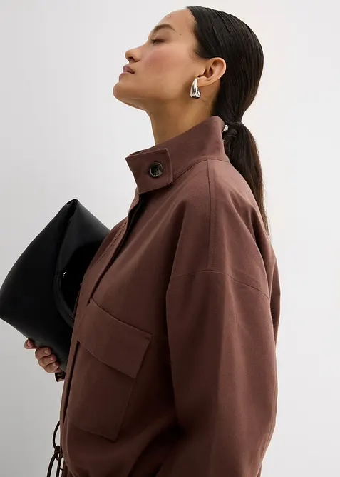 Veste courte de mi-saison en viscose mélangée, bonprix