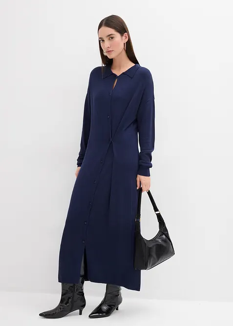 Robe en fine maille de viscose mélangée, bonprix