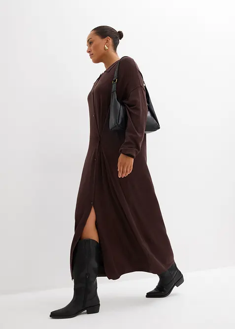 Robe en fine maille de viscose mélangée, bonprix