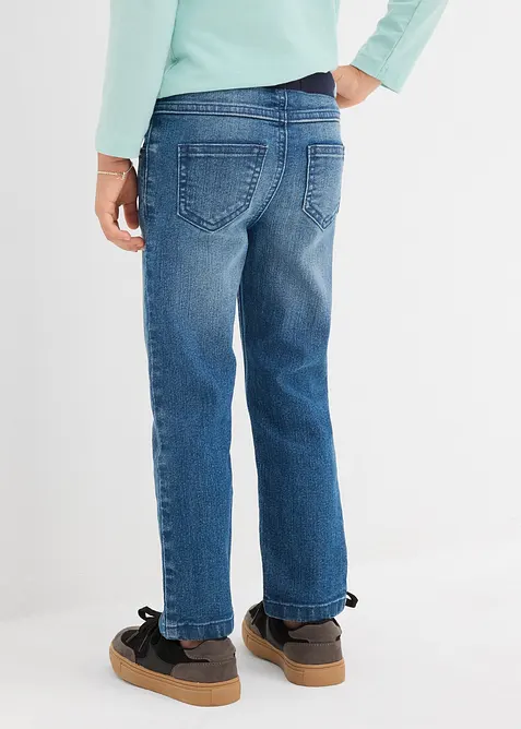 Jean jogger à taille mi-haute élastiquée, bonprix