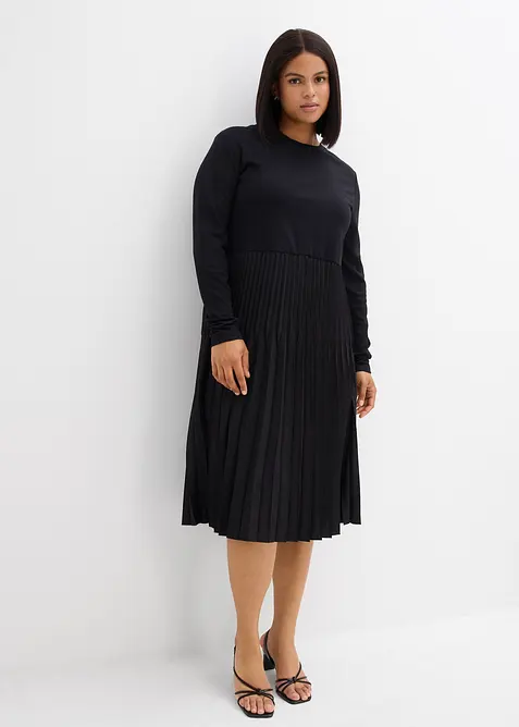 Robe midi en viscose fluide, bonprix