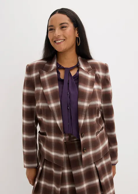 Blazer à carreaux, bonprix