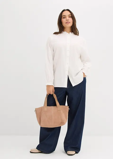 Jean large taille mi-haute, bonprix