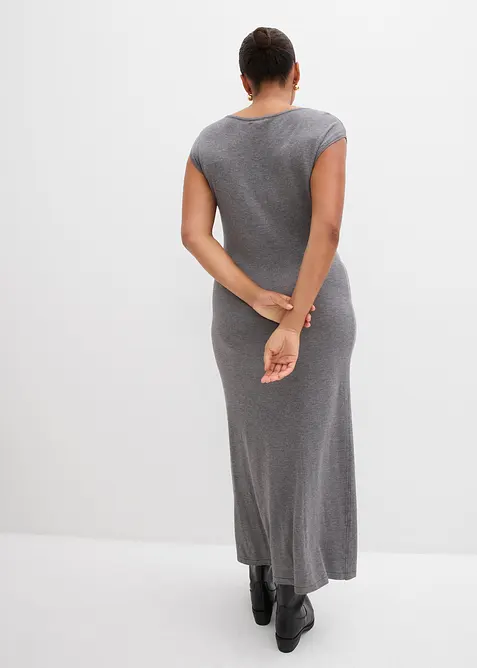 Robe en fine maille de viscose m&eacute;lang&eacute;e, bonprix
